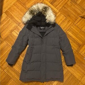 Aritzia Tna Powder Parka Mid Length